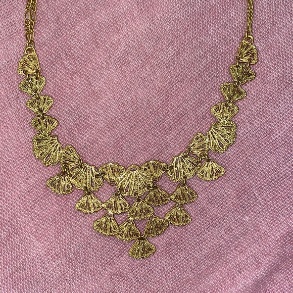 Gold Colour Stella & Dot Necklace - Picture 2 of 3